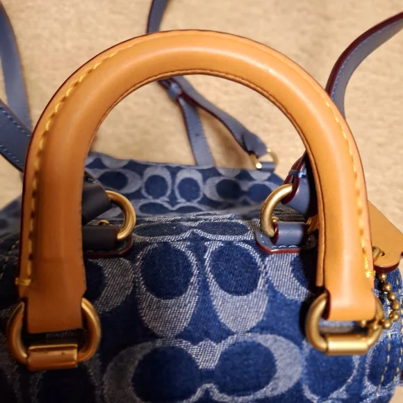 Coach Riya Backpack 21 in Signature Denim - Picture 6 of 15